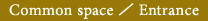 Common space/Entrance