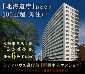 シティハウス道庁前[再販中古マンション］
