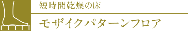 短時間乾燥の床モザイクパターンフロア