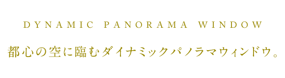 DYNAMIC PANORAMA WINDOW^sS̋ɗՂރ_Ci~bNpm}EBhEB