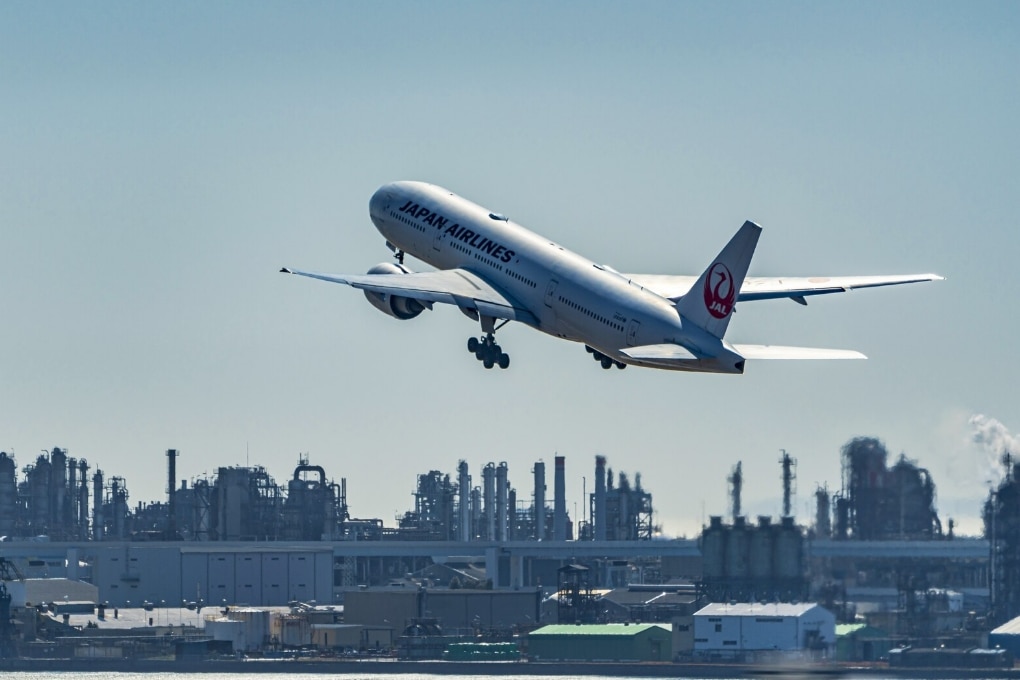 Airplane taking off