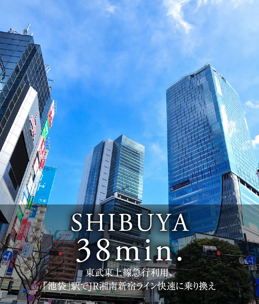 渋谷 38min.