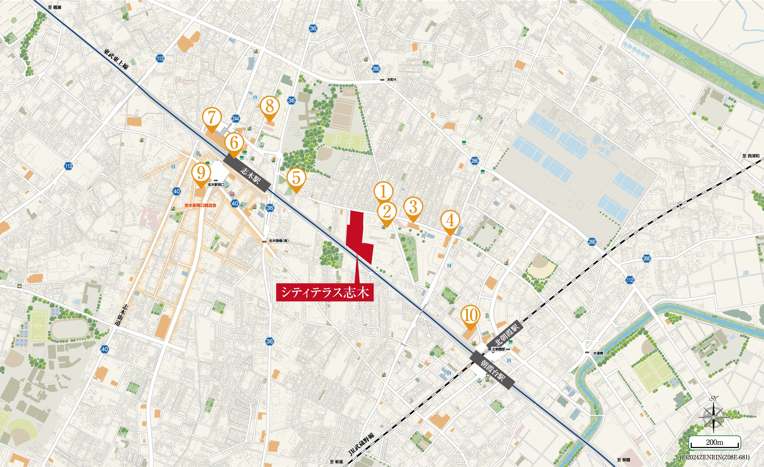 商業施設マップ