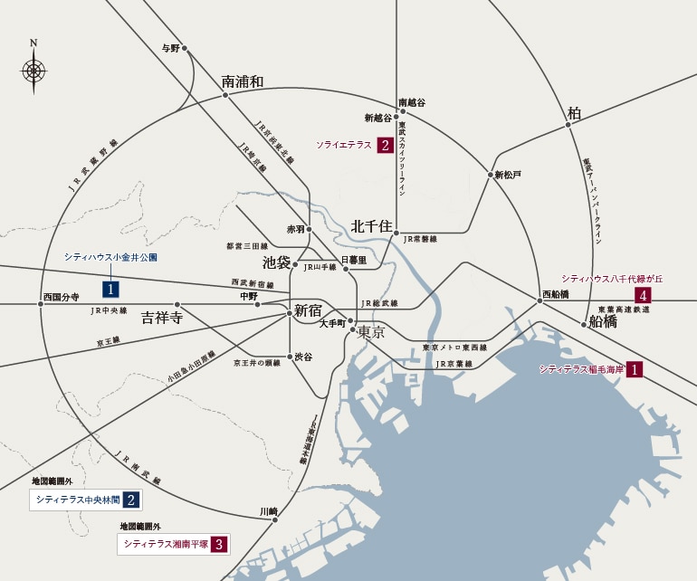 物件所在地概念図
