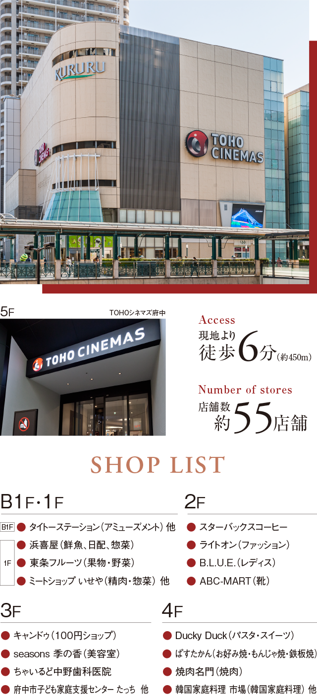 くるる SHOP LIST