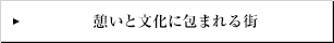 憩いと文化に包まれる街