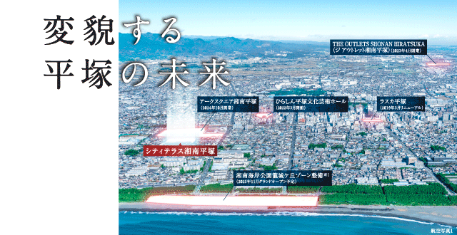 変貌する平塚の未来 公式 シティテラス湘南平塚 平塚の新築マンション 住友不動産