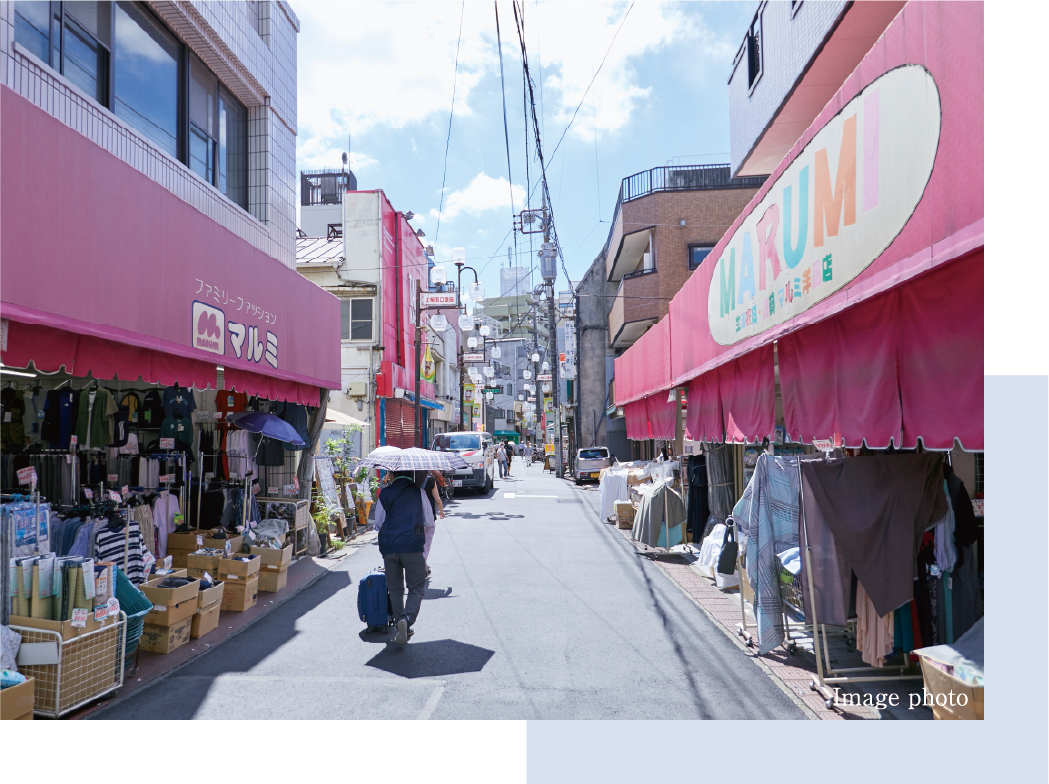 上板南口銀座商店街(E:徒歩2分/C:徒歩2分)