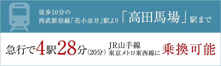 電車アクセス 公式 シティハウス小金井公園 小金井の新築マンション 住友不動産