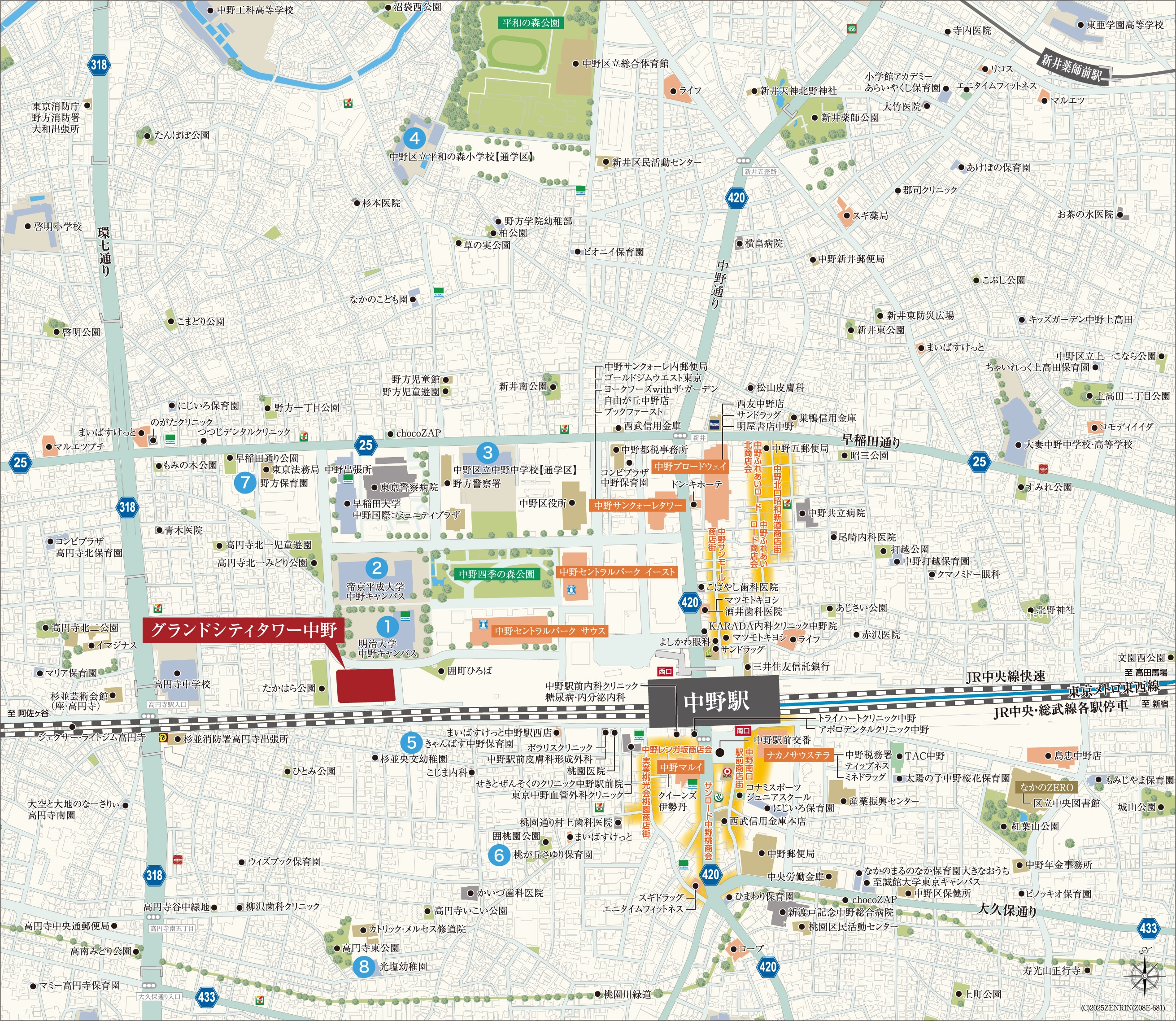 �ۈ�E����{�݃}�b�v