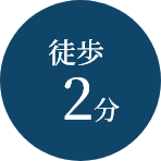 徒歩2分