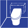 ローシルエットデザインですっきり ローシルエットタンク式トイレ