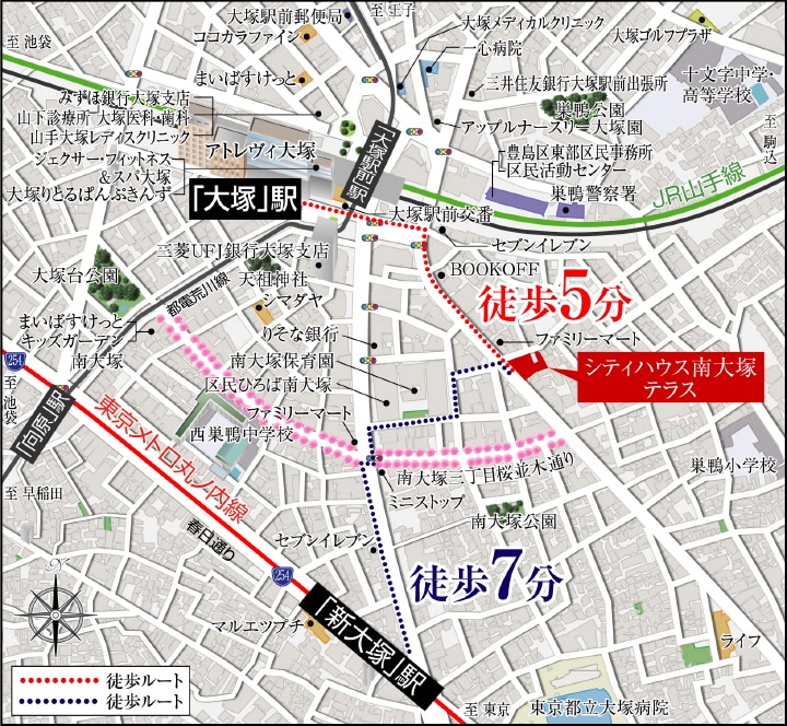 現地案内図
