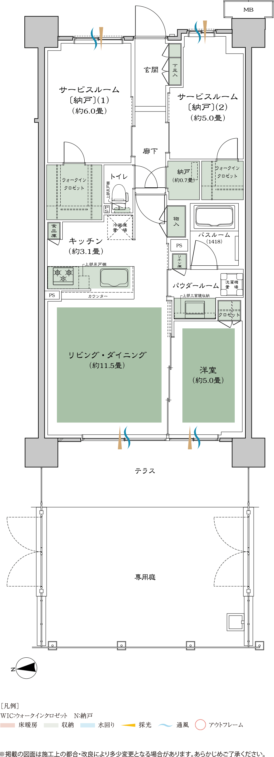 F-A5g-標準Typ 間取り図