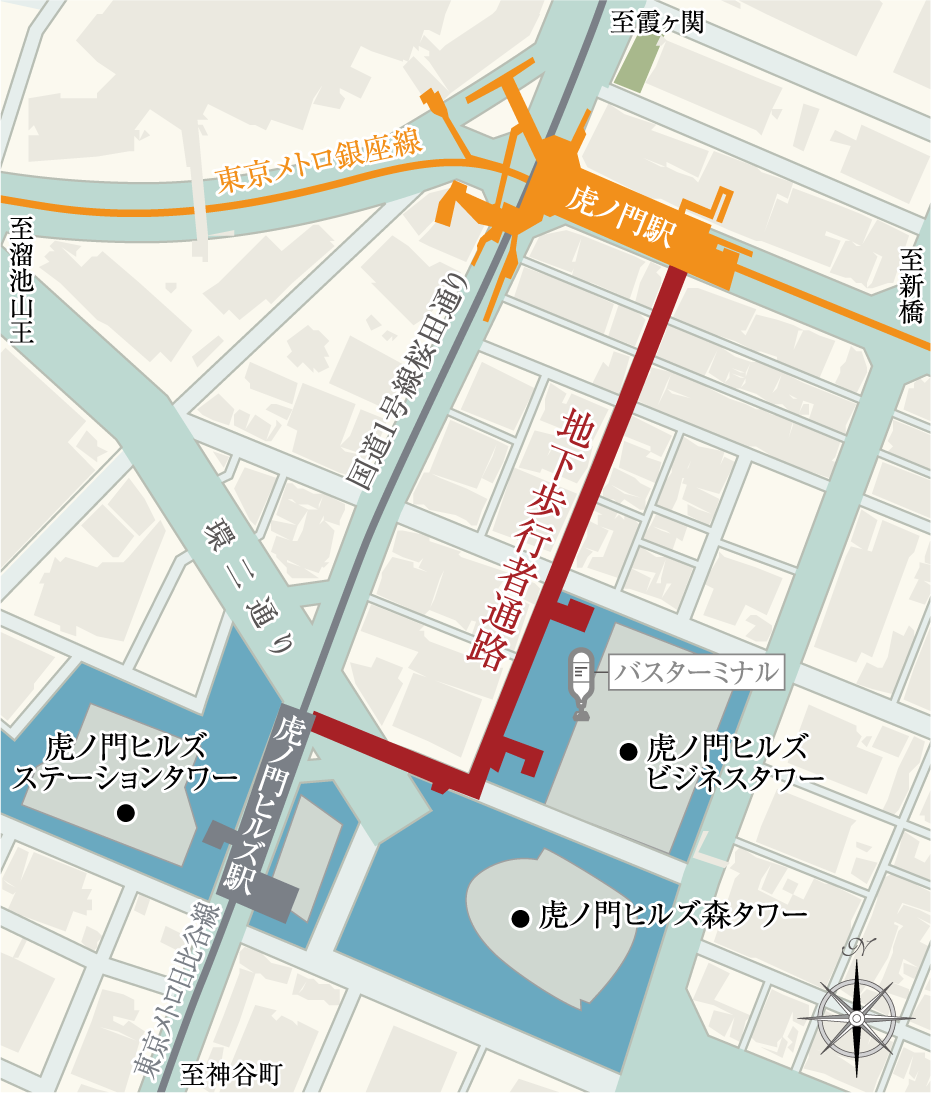 虎ノ門マップ