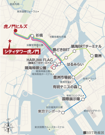 BRT路線図