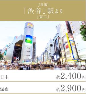 JR線「渋谷」駅より［南口］