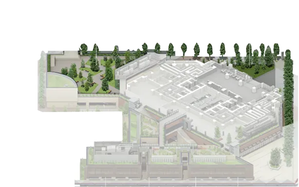 敷地配置概念図