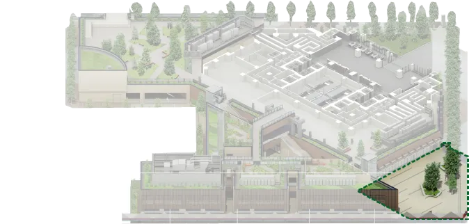 敷地配置概念図