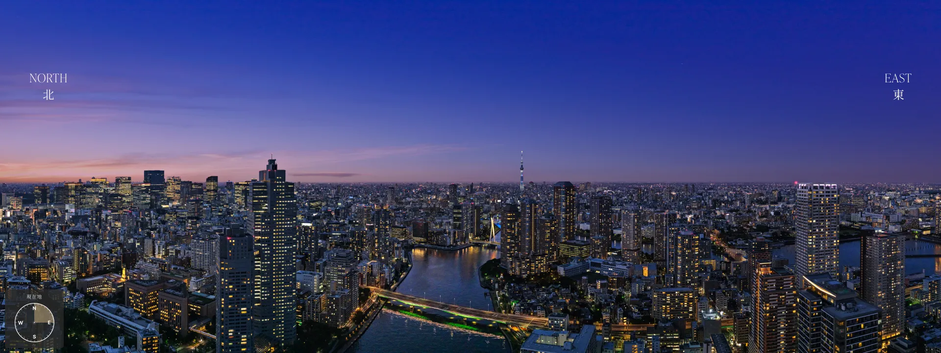 現地58階相当から撮影（2022年5月撮影）