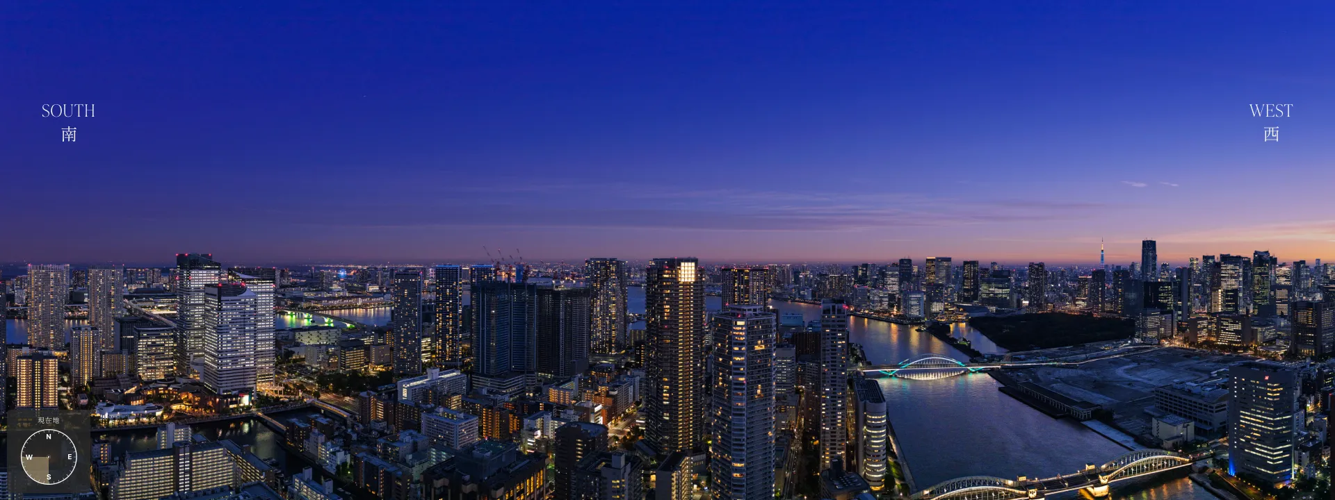 現地58階相当から撮影（2022年5月撮影）