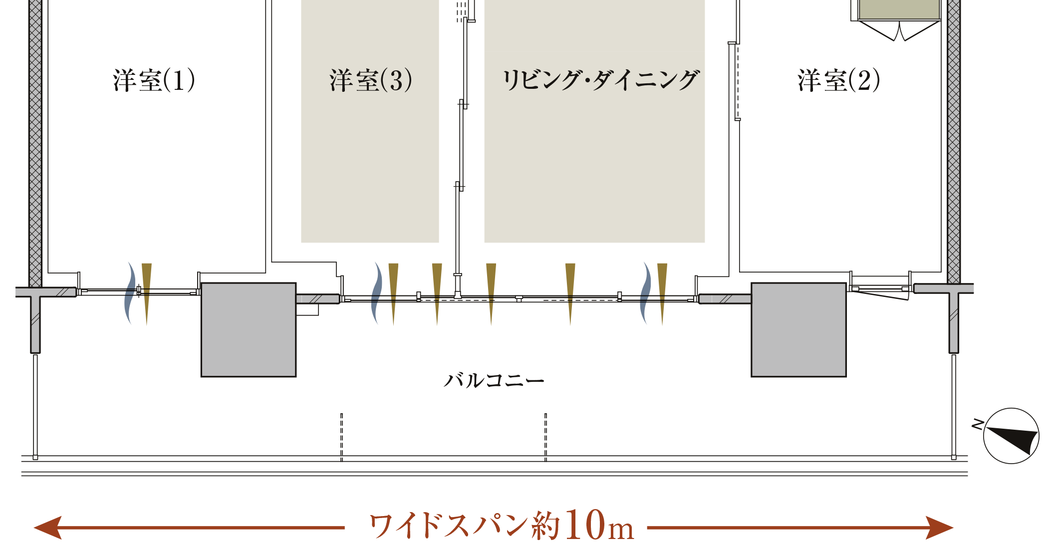 �S�������J�������ɔz�u�����J���I�ȃ��C�h�X�p���݌v