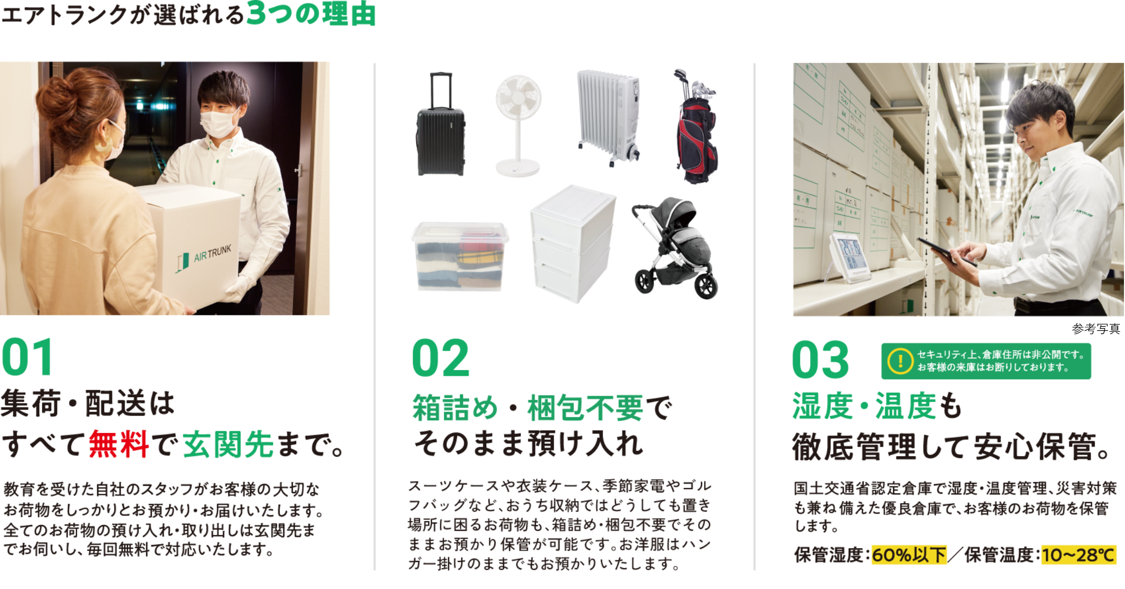 宅配型 外部収納サービス エアトランク