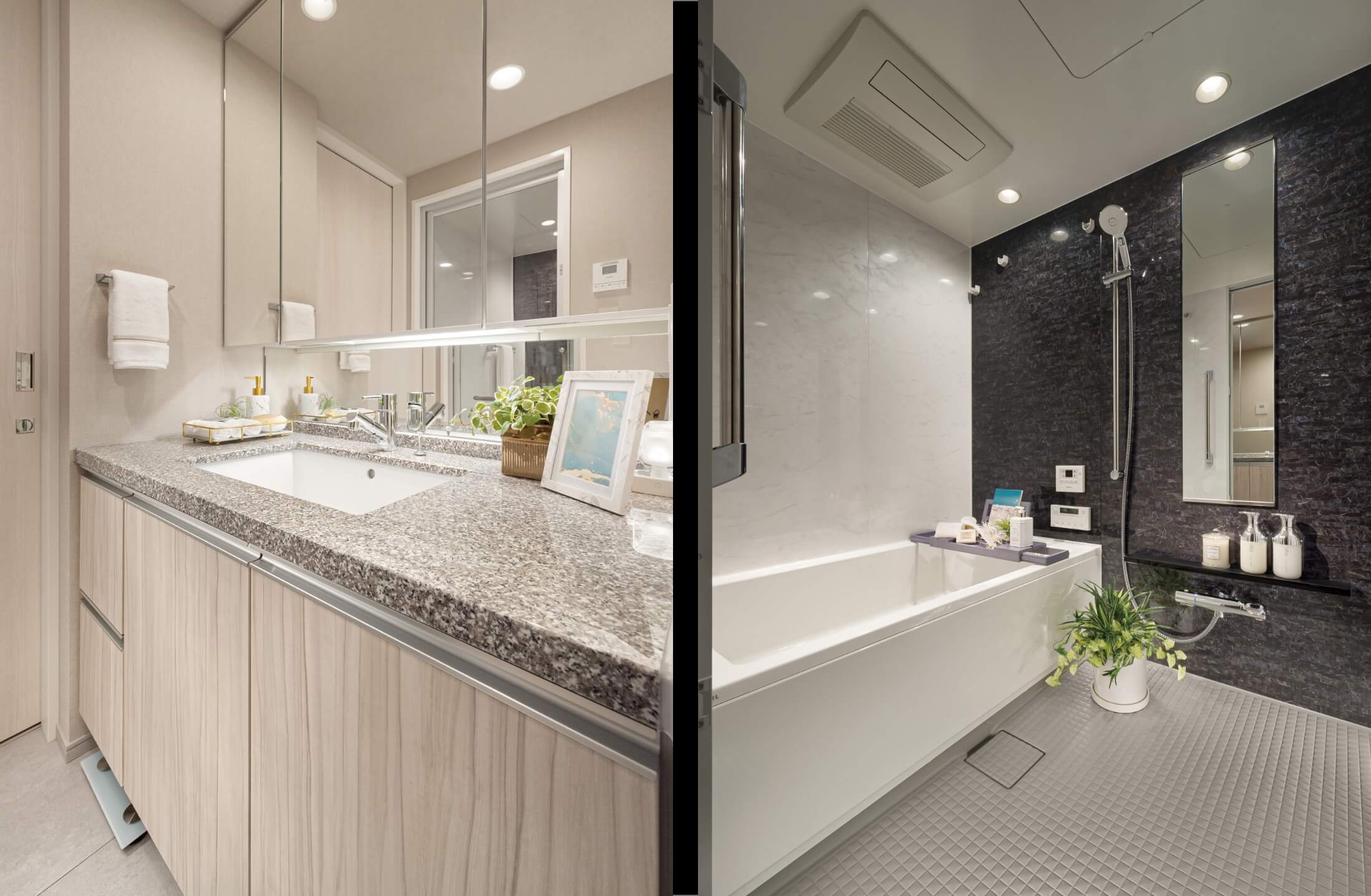 Powder room & Bathroom